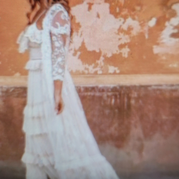 NEW NWOT BO HO.LONG LACE SMALL FESTIVAL COAT - Picture 11 of 13